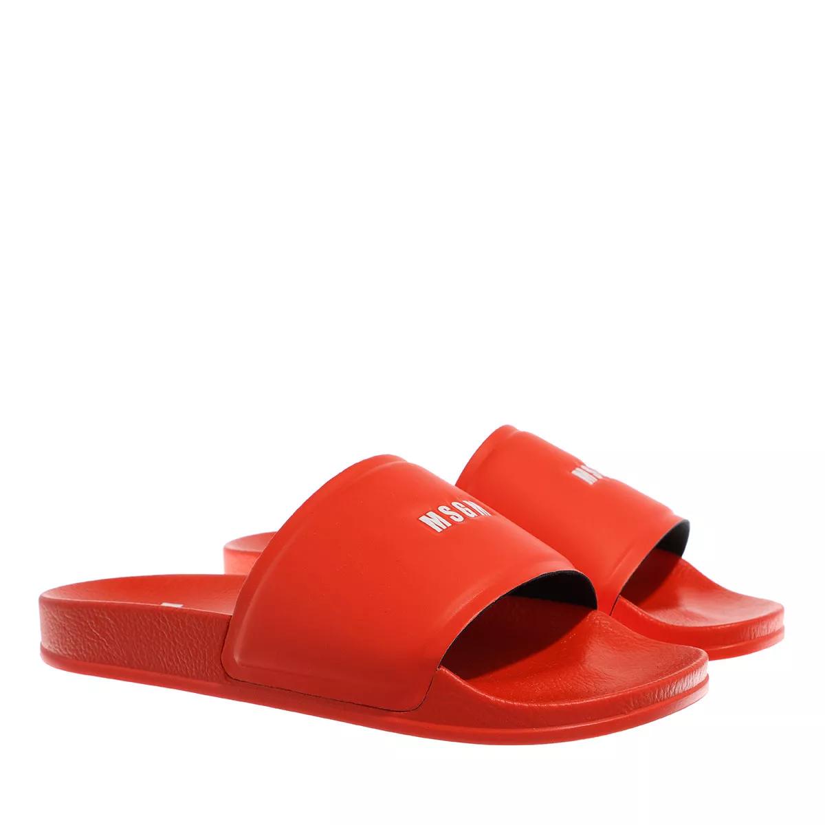 MSGM Sandalen & Sandaletten - Slides - Gr. 40 (EU) - in Rot - für Damen