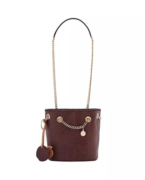 Stella McCartney Shopper - Embossed Alter Mat Shoulder Bag - Gr. unisize - in Braun - für Damen