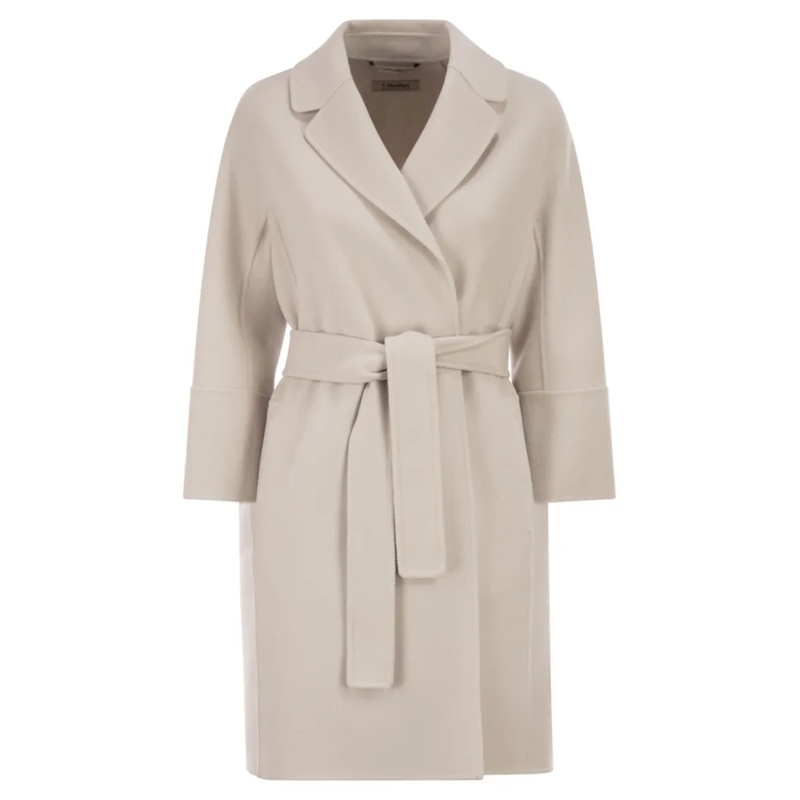Max Mara Overgangsmantel Arona - Virgin Wool Coat Neutrals