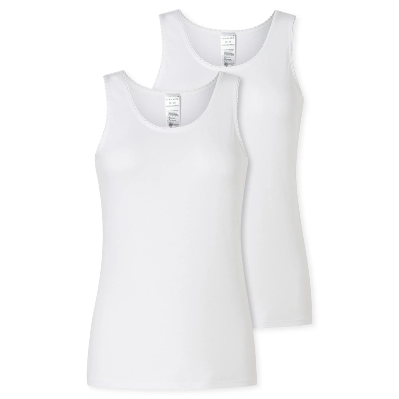 SCHIESSER  2er Pack weiss