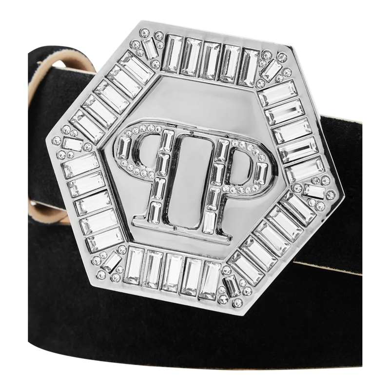 Philipp Plein Gürtel Gürtel Hexagon schwarz(Image 3)
