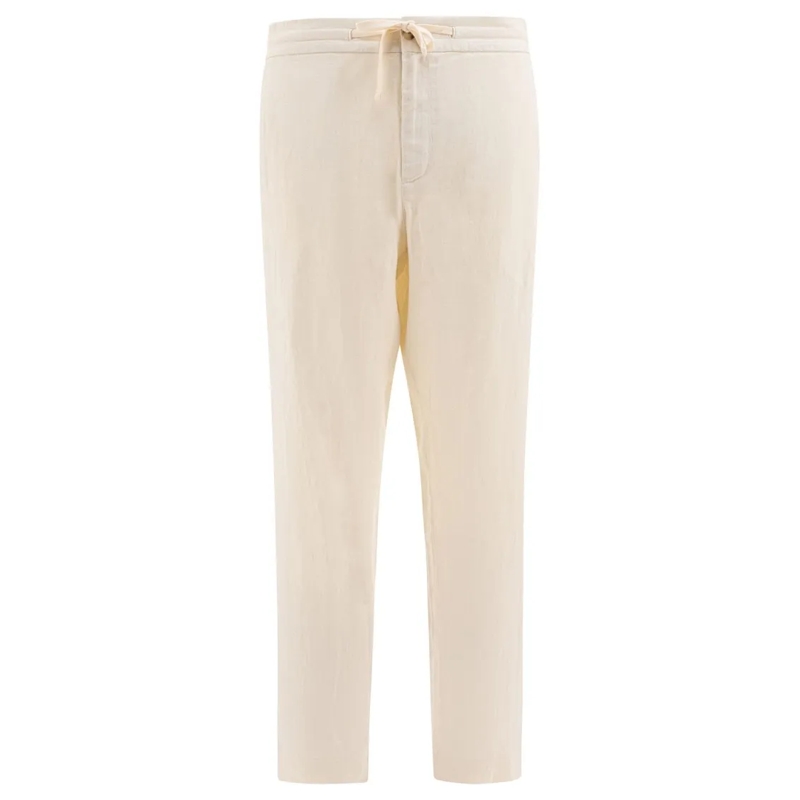 Vince Anzugshose Breathable Hemp Trousers With Practical Pockets Neutrals
