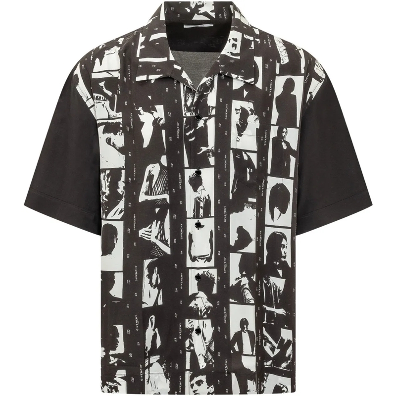 Givenchy Haut décontracté Polo Color Block a Maniche Corte schwarz
