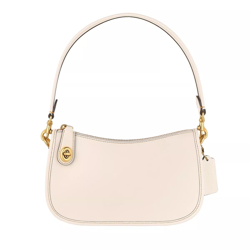 Coach Pochette The Coach Originals Glovetanned Leather Swinger B4/Chalk