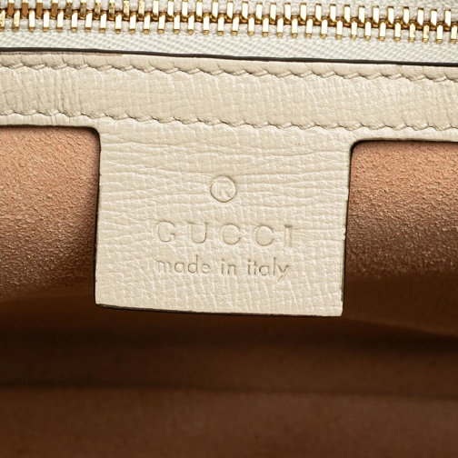 Gucci Sac à bandoulière 2000-2015 Small Leather Horsebit 1955 Camera Bag weiß (Image 10)