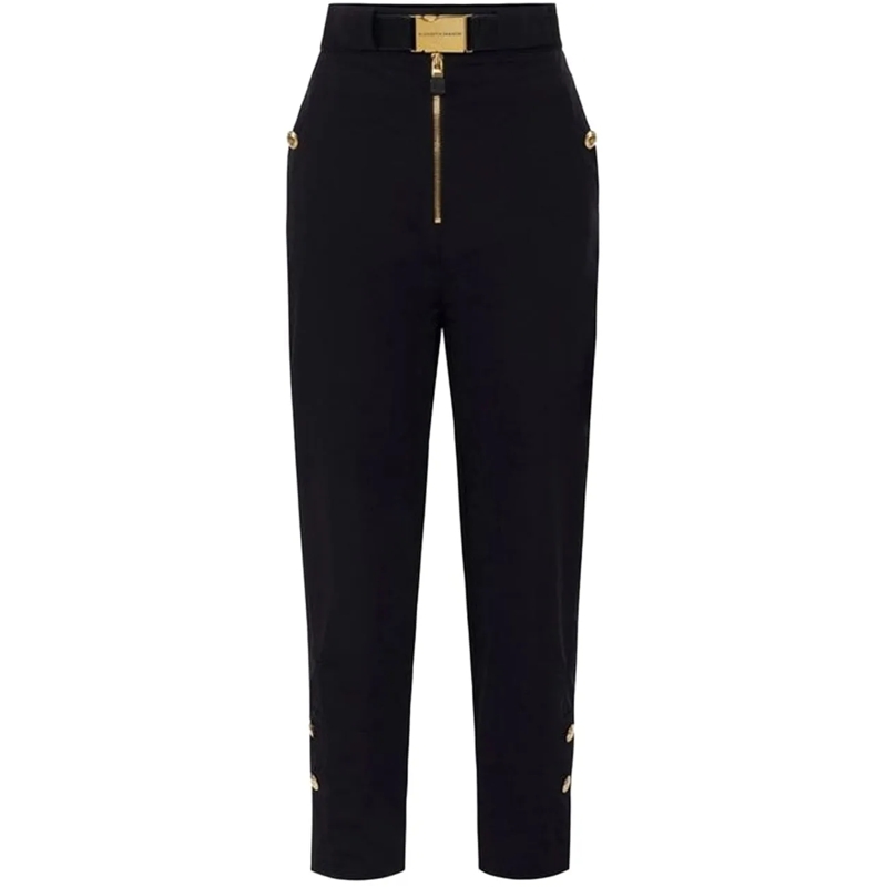 Elisabetta Franchi  Trousers Black schwarz