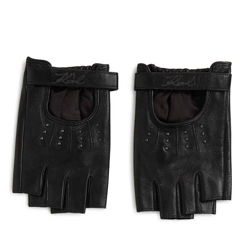 Karl Lagerfeld Handschuhe K/Signature Fingerlose Handschuhe schwarz