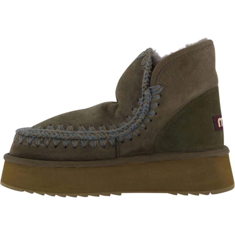 Mou Stiefel Dames Mini Eskimo Platform Boot grün(Image 2)
