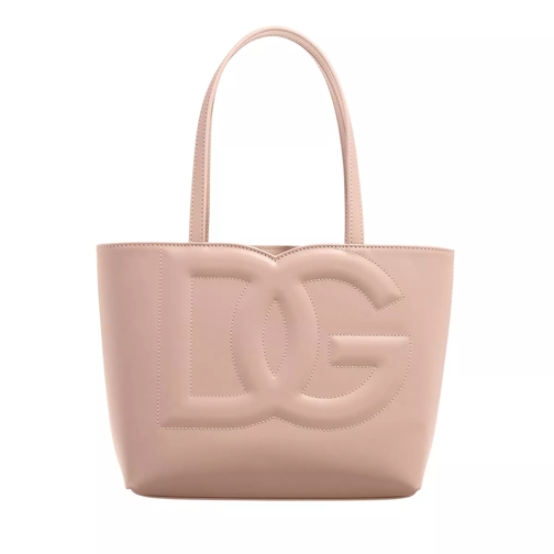 Dolce&Gabbana Small Logo Shopper  Powder Tote