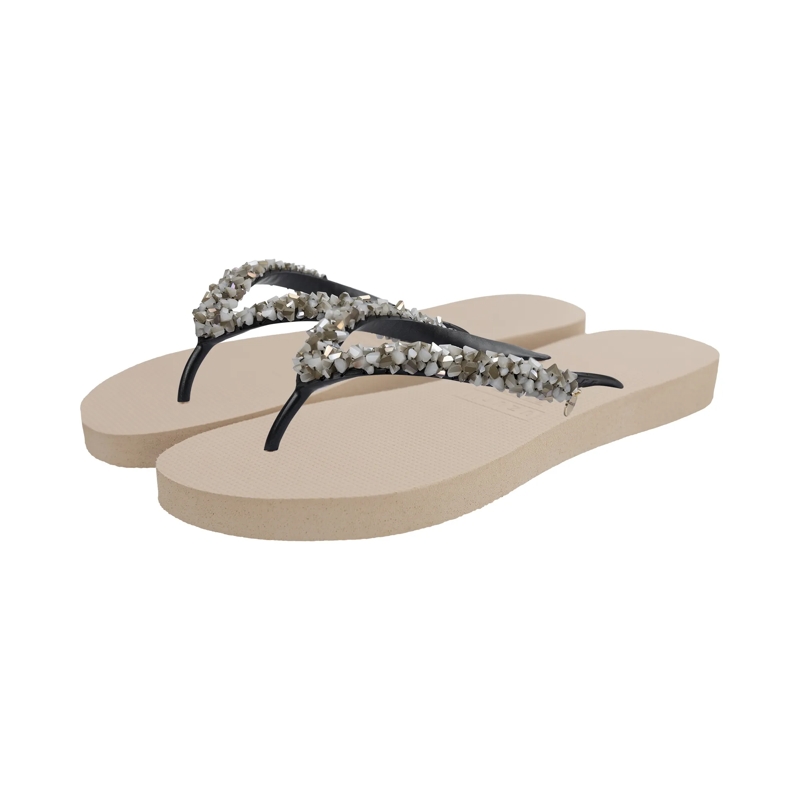 UZURII Flip Flops Zehentrenner Classic Aby Silver sand(Image 2)