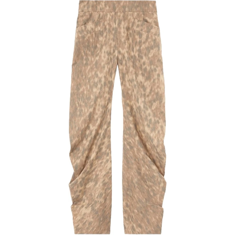 GANNI Hose Trousers Beige beige