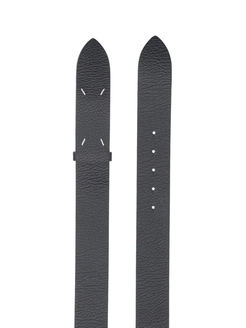 Maison Margiela Four Stitches' Belt – Black Black | Gürtel