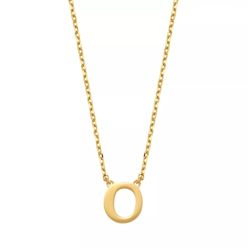 Isabel Bernard Medium Halsketting Le Marais Chloé 14 Karat Initial Necklace Letter O Gold