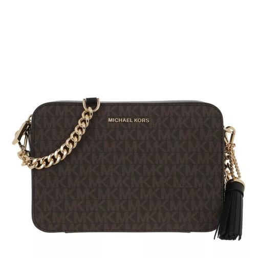 MICHAEL Michael Kors Jet Set Medium Camera Bag Brown/Black Camera Bag