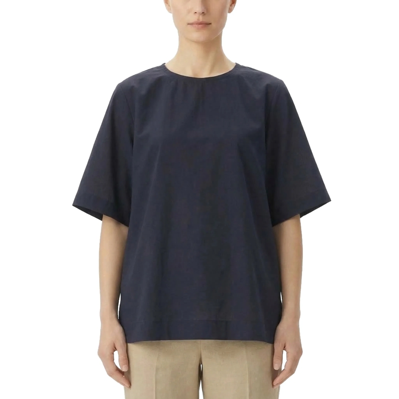 Lis Lareida T-Shirt T-Shirt mit Rundhalsausschnitt dunkelblau(Image 2)