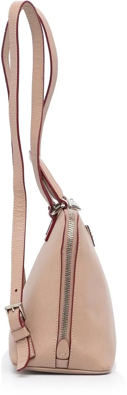 Prada Rugzakken Saffiano Lux Promenade Backpack in bruin