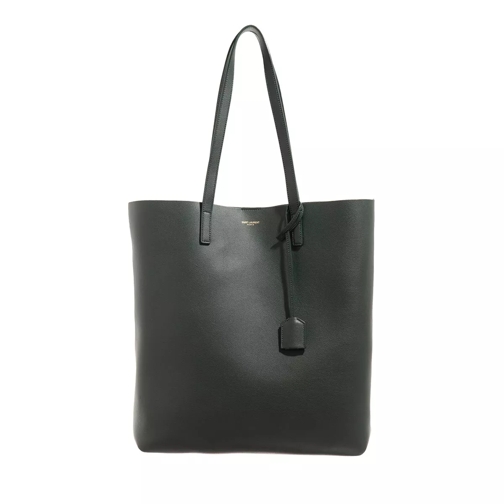 Saint Laurent North South Tote Leather Deep Green Tote