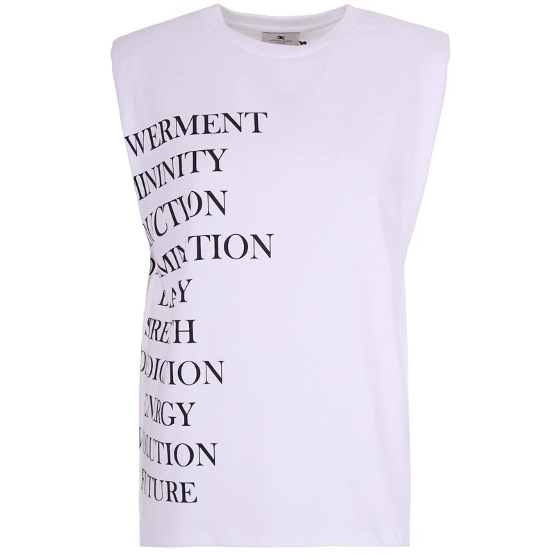 Elisabetta Franchi T-Shirt T-Shirts And Polos Gesso mehrfarbig