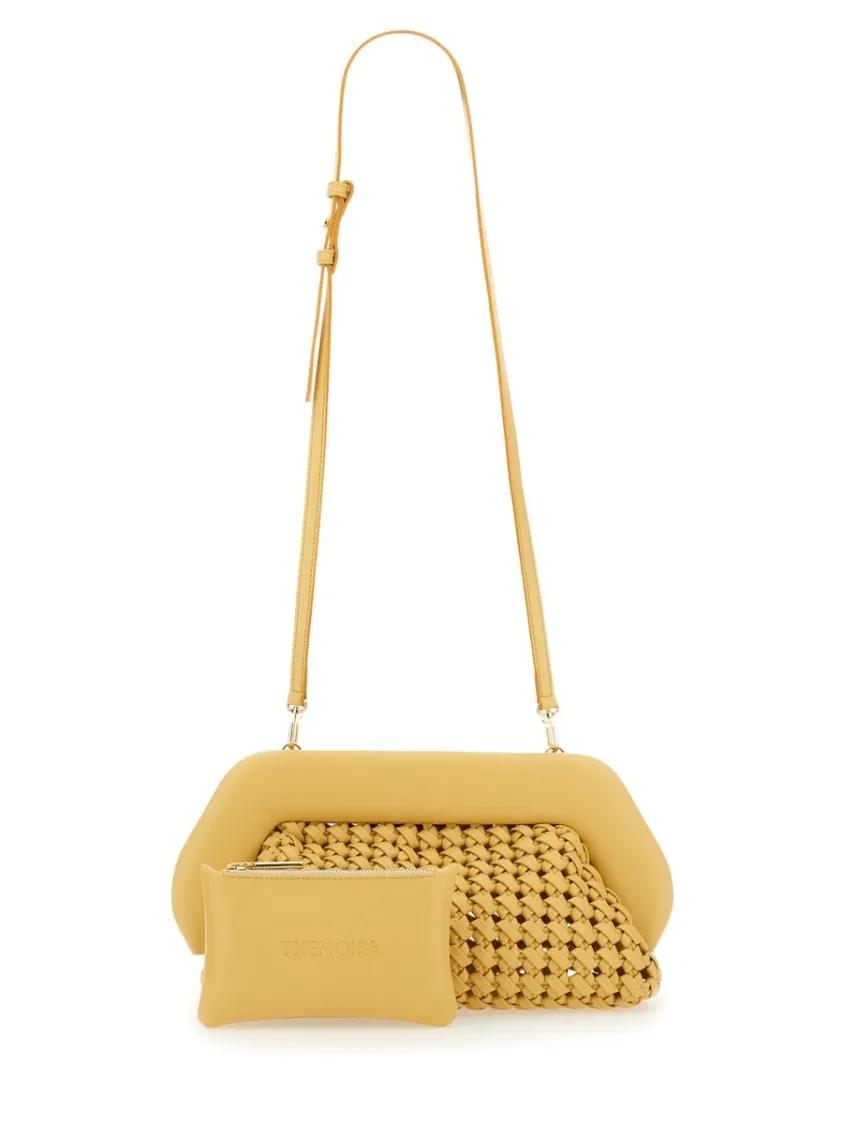 Themoirè Clutches Knots "Bios" Bag in goud