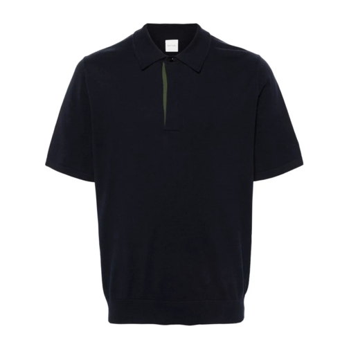 Paul Smith Midnight Blue Cotton Polo Shirt Blue Polo shirt