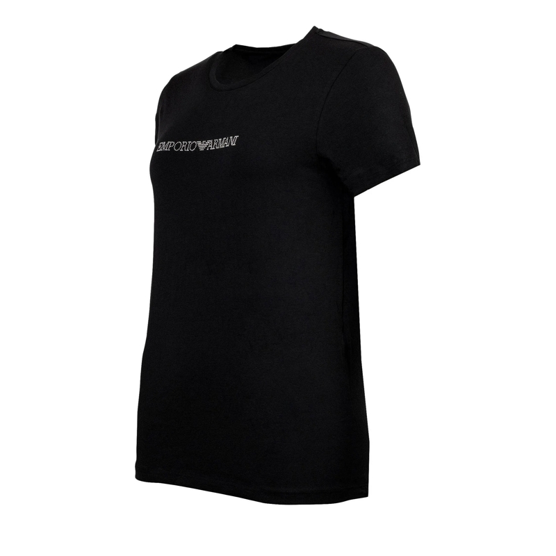 Emporio Armani T-Shirt ESSENTIAL COTTON 1er Pack schwarz(Image 2)