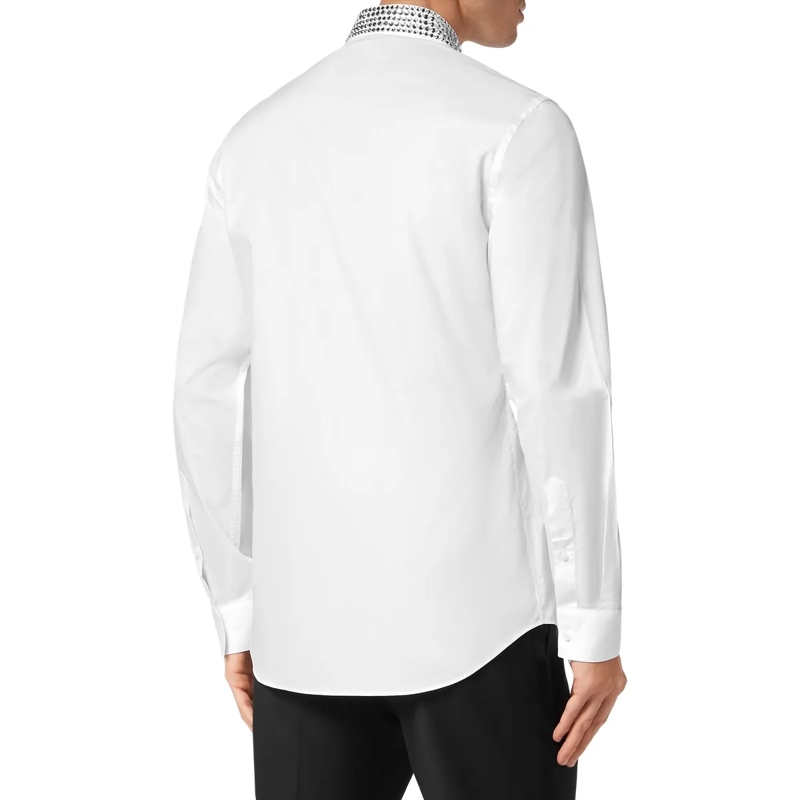 Philipp Plein Hemd Hemd Slim Fit Sugar Daddy weiss(Image 2)