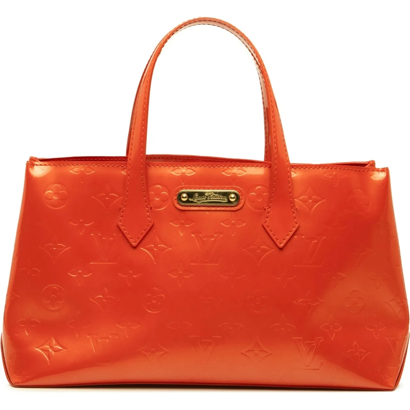 Louis Vuitton Fourre-tout Monogram Vernis Wilshire PM rot