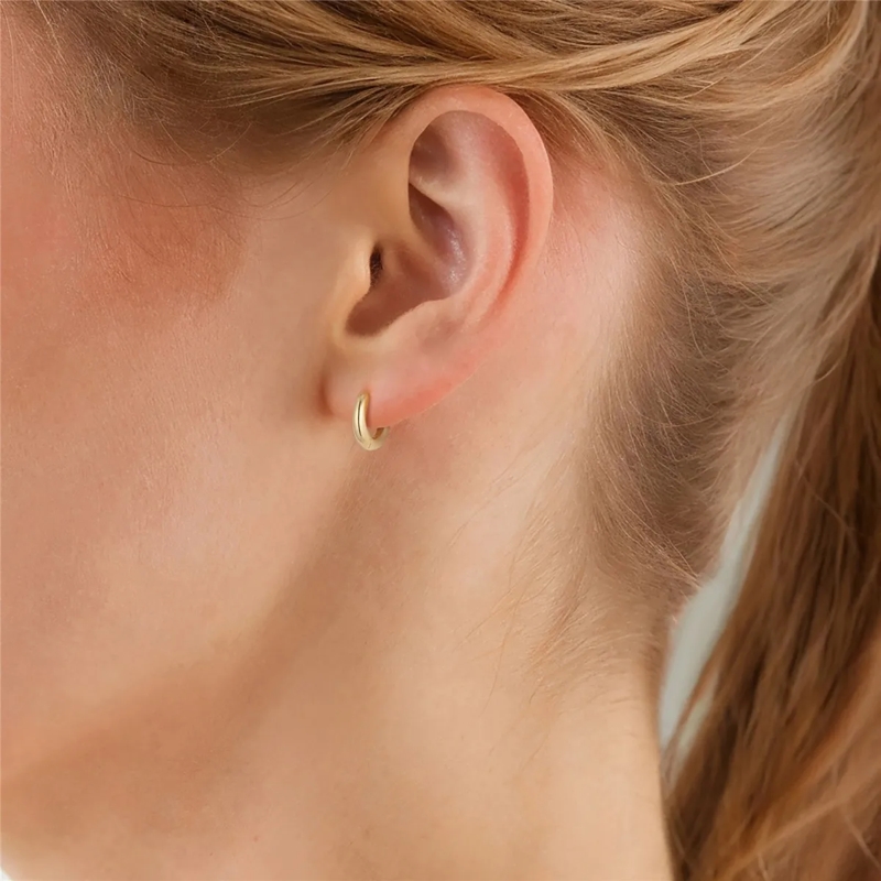 Glanzstücke München Ohrhänger Sterling Silber Creolen gold(Image 2)