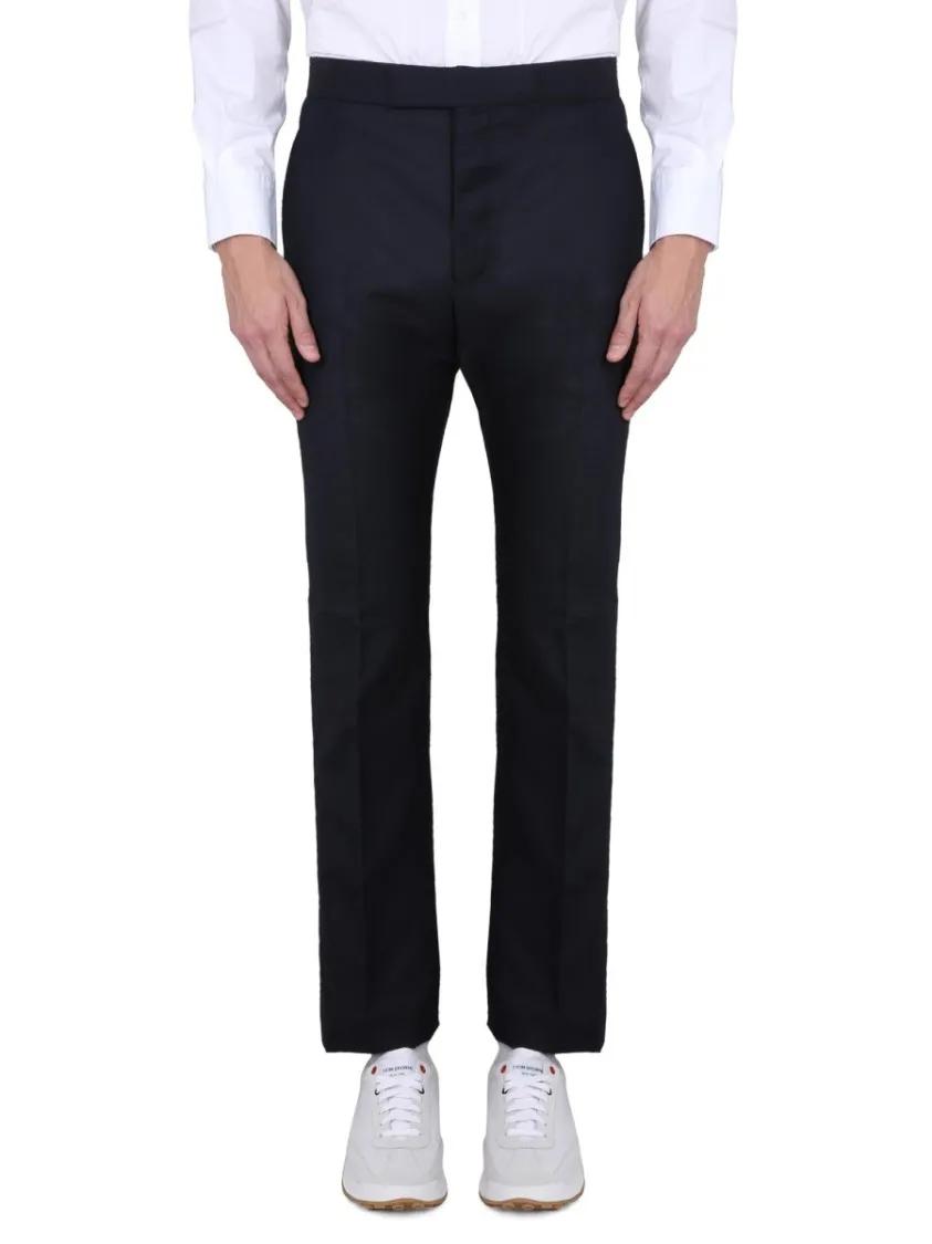 Thumbnail - Thom Browne - Black Classic Pants - Größe 1 - schwarz