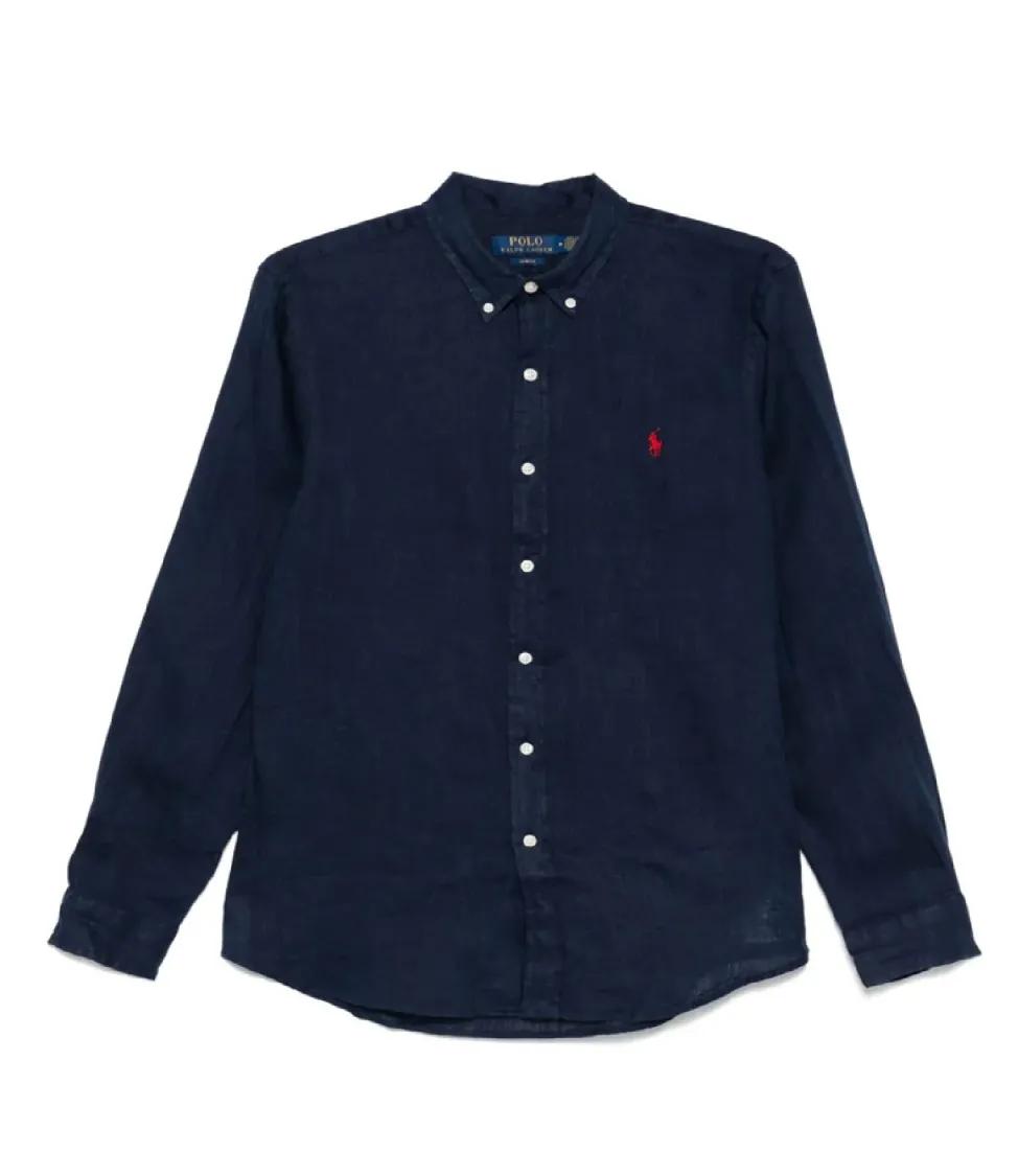 Thumbnail - Polo Ralph Lauren - Long Sleeve Sport Shirt - Größe XXL - blue