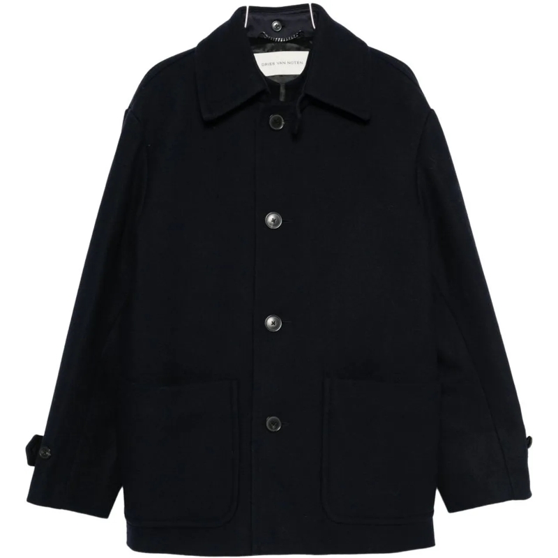 Dries Van Noten Daunenjacke Coats Blue blau