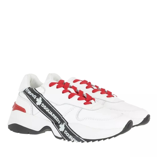 Dsquared2 Shoes White/Black Low-Top Sneaker
