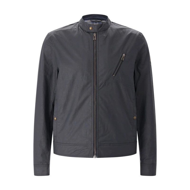 Belstaff Veste de transition Jacke aus Baumwolle grau