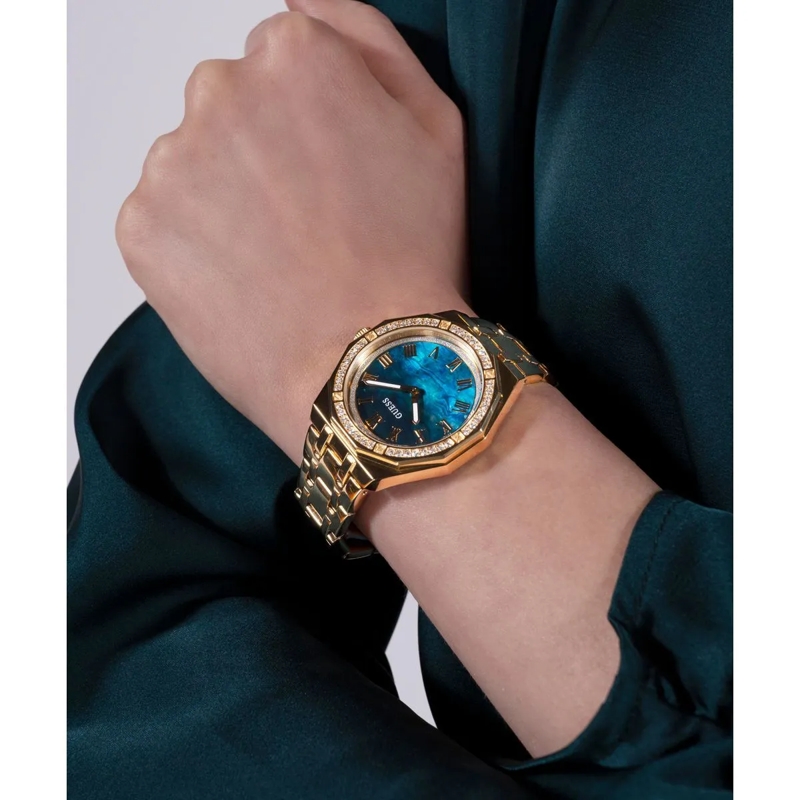 Guess Quarzuhr Quarz Analog Uhr Analog Uhr Desire gold(Image 5)