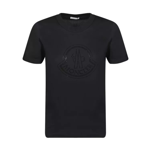 Moncler Logo T-Shirt Made Of Cotton Black 