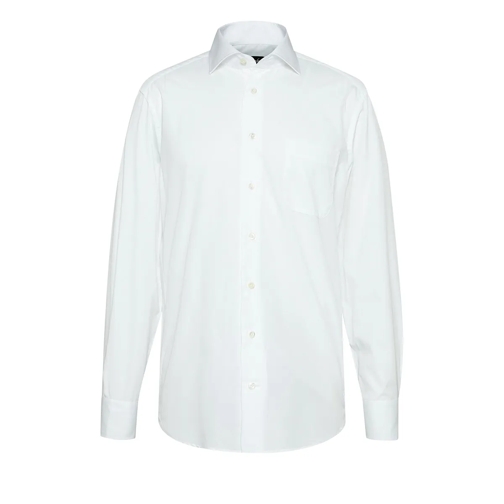 VAN LAACK Hemden Hemd Comfort Fit Uni weiss