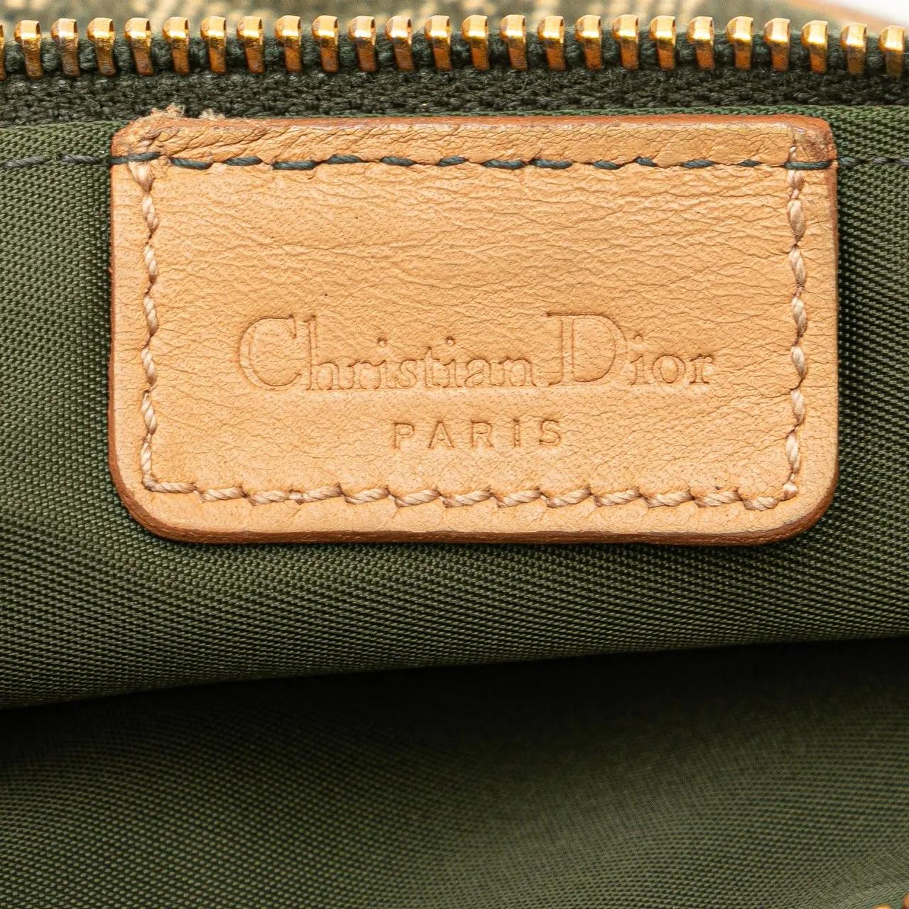 Thumbnail - Christian Dior Hobo Bags - Mini Diorissimo Canvas Saddle Pochette - Gr. unisize - in Braun - für Damen