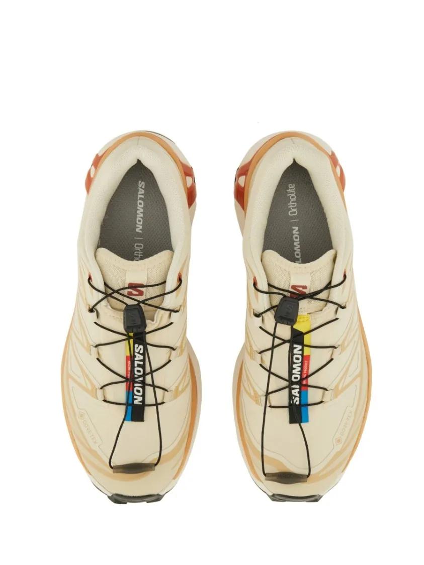 Thumbnail - Salomon Low-Top Sneaker - Low-Profile Textile Sneakers With Quick-Lace Syste - Gr. 4_5 - in Beige - für Damen