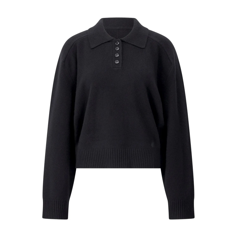 LouLou Trui Pullover Homere aus Kaschmir Schwarz