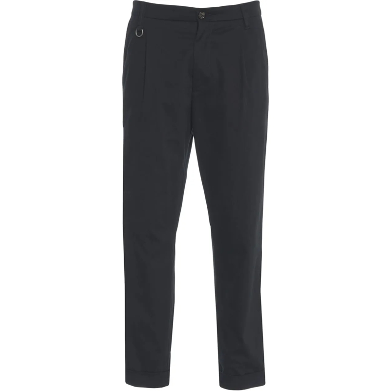 Paolo Pecora Chino Chino pants with pleats schwarz