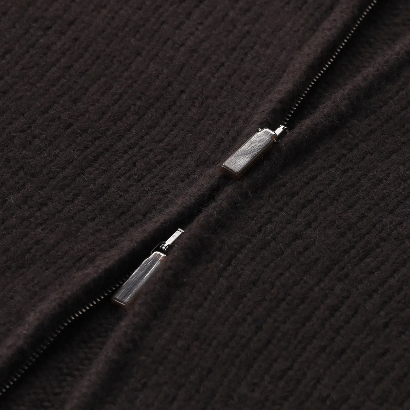 Iris von Arnim Übergangsjacke Strickjacke Felias aus Kaschmir-Seiden-Mix braun(Image 4)