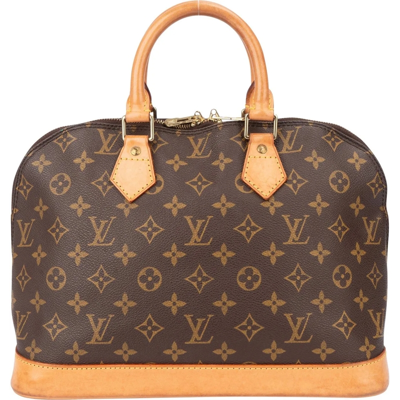 Louis Vuitton Tote Louis Vuitton Canvas Monogram Alma PM Handbag braun
