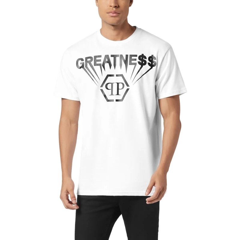 Philipp Plein T-Shirt T-Shirt Rundhalsausschnitt Ss weiss(Image 3)