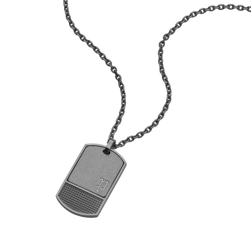 Police  Herrenkette Identity- Herrenkette- Farbe: silbe grau(Image 2)