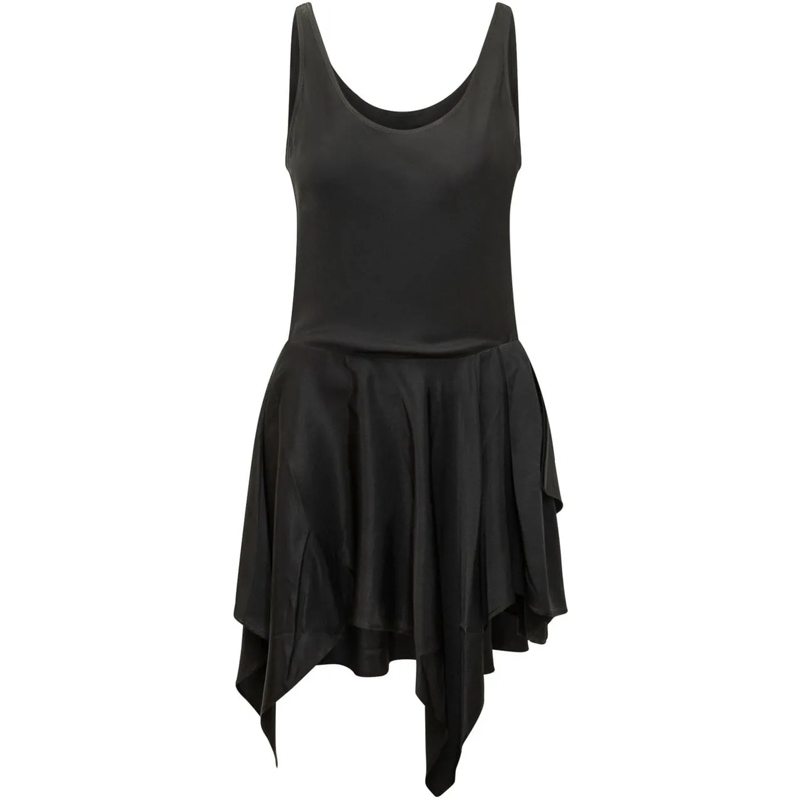 Iro Mini-robe Abito Mini con Gonna Asimmetrica Drappeggiata schwarz