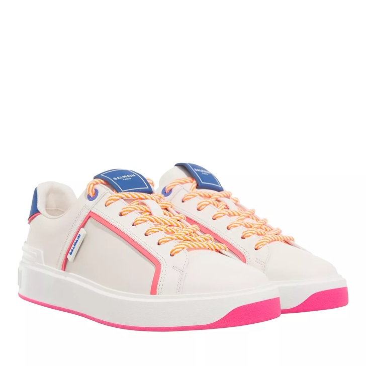 Balmain Sneaker White Rose Low Top Sneaker