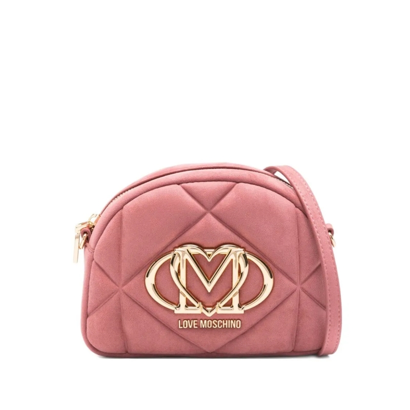 Love Moschino Schultertasche Shoulder Bag With Quilted Texture Pink