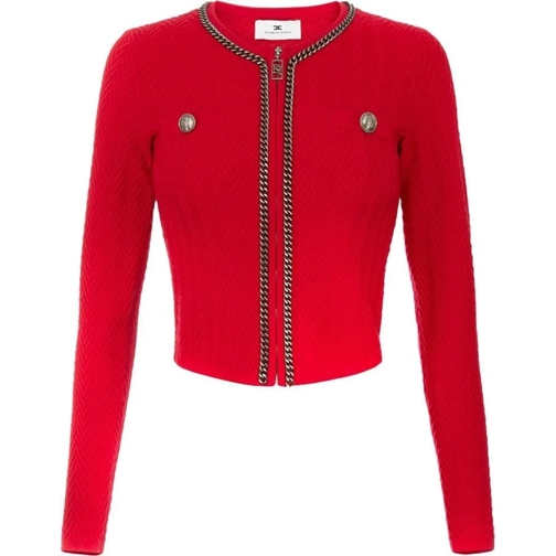 Elisabetta Franchi Sweatshirts Sweaters Red rot