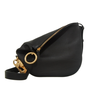 Burberry Small Knight Zipped Shoulder Bag Black | Shoulder Bag