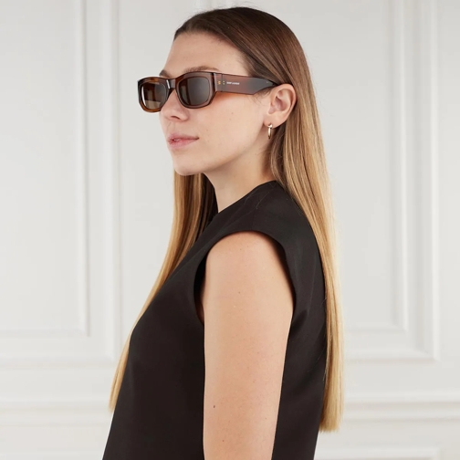 Saint Laurent Lunettes de soleil SL 713-003 Brown-Brown-Brown (Image 2)